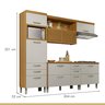 Cozinha 4 Peças Ripado Princesa 100% Mdf - 20
