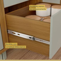 Cozinha 4 Peças Ripado Princesa 100% Mdf - 12