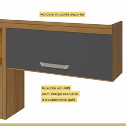 Cozinha 4 Peças Ripado Princesa 100% Mdf - 4