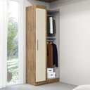 Ver imagem 1 de Guarda-roupa Canto Reto 1 Porta Paris