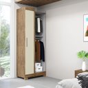 Ver imagem 1 de Guarda-roupa Canto Reto com Pés Paris