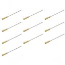 Ver imagem 1 de 10 Mini Espeto Churrasco Coraçao Inox 39 Cm Churrasquinho