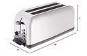 Ver imagem 6 de Torradeira Cuisinart Cpt-2500 com Slots Longos e 7 Níveis de Tostagem (aço Inox)