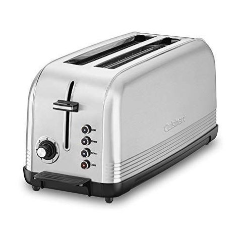 Torradeira Cuisinart Cpt-2500 com Slots Longos e 7 Níveis de Tostagem (aço Inox)