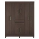 Ver imagem 3 de Guarda Roupa Casal Casa do Bosque 8 Portas 2 Gavetas MDP Cafe Touch Demóbile