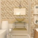 Ver imagem 1 de Gabinete para Banheiro Vidro 60 Cm Cuba Redonda e Espelheira Vmex