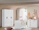 Ver imagem 1 de Jogo de Quarto Infantil C/ Colchão Pérola - Peternella
