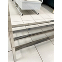 Ver imagem 5 de Mesa Bancada Industrial 100% Inox 190x65x90 com Espelho