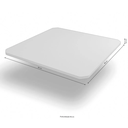 Ver imagem 2 de Tampo para Mesa Quadrado 25mm 0,90x0,90m F090 Kappesberg Crome - Freijó