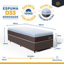 Ver imagem 3 de Cama Box com Colchão de Espuma D33 Pillow Top Comfort Luxo Solteiro 88cm