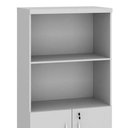Ver imagem 3 de Estante para Escritório 80cm 2 Portas 3 Prateleiras Web30 G04 Cinza - Mpozenato