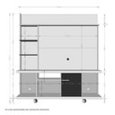 Ver imagem 3 de Home para Tvs 47" Taurus Cinamomo e Off White Ripado Bechara