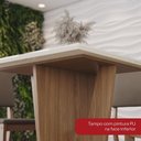 Ver imagem 4 de Conjunto de Jantar Vértice 4 Lugares Tampo em MDF Cadeiras Milla Off White 90cm Móveis Henn