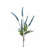 HASTE TRIGO ENVELHECIDO 5 FLORES AZUL 53CM - 1