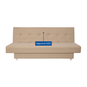 Ver mais imagens de Sofá Cama 3 Lugares Casal Reclinável Suede com Almofadas - Bege