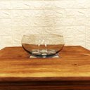 Ver imagem 2 de Vaso Redondo Baixo de Vidro Transparente