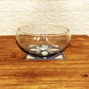 Ver imagem 1 de Vaso Redondo Baixo de Vidro Transparente