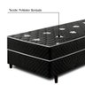 Cama Box Solteiro Conjugada Espuma D28 Preto Umaflex Granada51x88x188 - 3