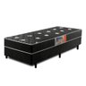 Cama Box Solteiro Conjugada Espuma D28 Preto Umaflex Granada51x88x188 - 2