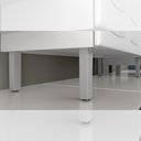 Ver mais imagens de Cozinha Itatiaia Luce 7 Portas com Balcão 2 Gavetas Preto e Armários Aéreos Brancos