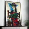 Quadro Decorativo Pablo Picasso Dora Maar Ao Gato:90x60 cm/PRETA - 4