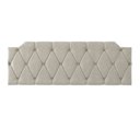 Ver imagem 1 de Cabeceira Kelly de Cama Box Queen 1,60:bege