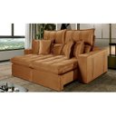 Ver imagem 1 de Sofá Living 3 Lugares Veludo 210cm Cobre México