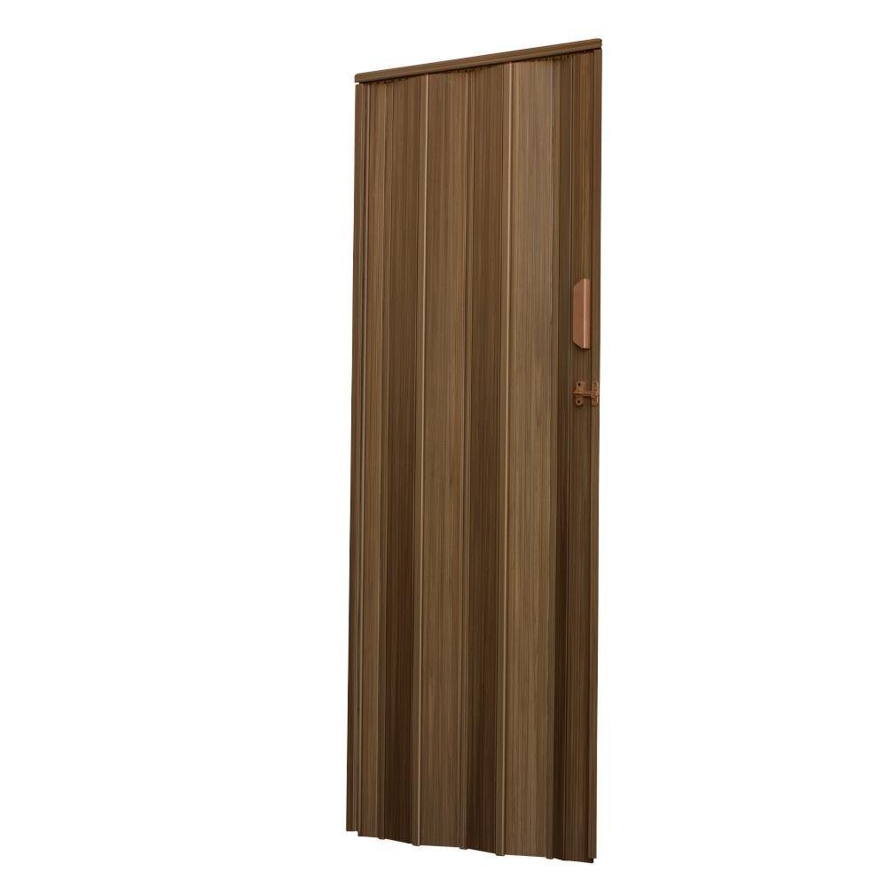 Porta Sanfonada de PVC 84x210cm Zapinplast - Imbuia - 3