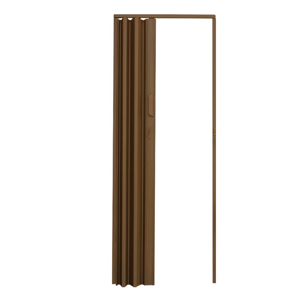 Porta Sanfonada de PVC 84x210cm Zapinplast - Imbuia - 2