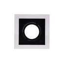 Ver imagem 1 de Spot de Embutir Conecta Ar70 Quadrado Recuado Branco e Preto 13cm Evoled