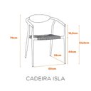 Ver imagem 3 de Cadeira Jantar Área Externa 4un em Alumínio e Corda Náutica Cor:verde