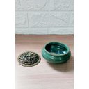 Ver imagem 4 de Turíbulo Incensario Metal e Porcelana 10 Cm Defumador