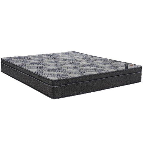 Colchão Queen Ortobom Iso Molas Superpocket Ortopillow Preto/azul 158x198x35
