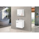 Ver imagem 1 de Gabinete suspenso para Banheiro com Cuba e Espelheira 45cm Arts