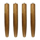 Ver imagem 1 de Kit 04 Pés Palito Castanho 25 cm - D’Rossi