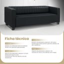 Ver imagem 6 de Sofá 3 Lugares Diamante 196cm