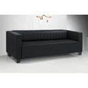 Ver imagem 2 de Sofá 3 Lugares Diamante 196cm Preto