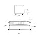 Ver imagem 4 de Sofá 3 Lugares Diamante 196cm