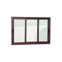 Ver imagem 1 de Janela Alumínio Elite 3 Folhas Moveis 1/3 120 x 240 V.Liso Marrom Corten Brimak