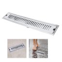 Ver imagem 1 de Ralo Linear Inox 60cm Banheiro Area Externa Resistente Anti Odor Anti Inseto Lavabo Quintal Jardim a