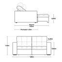 Ver imagem 4 de Sofá 3 Lugares Brasil 180cm