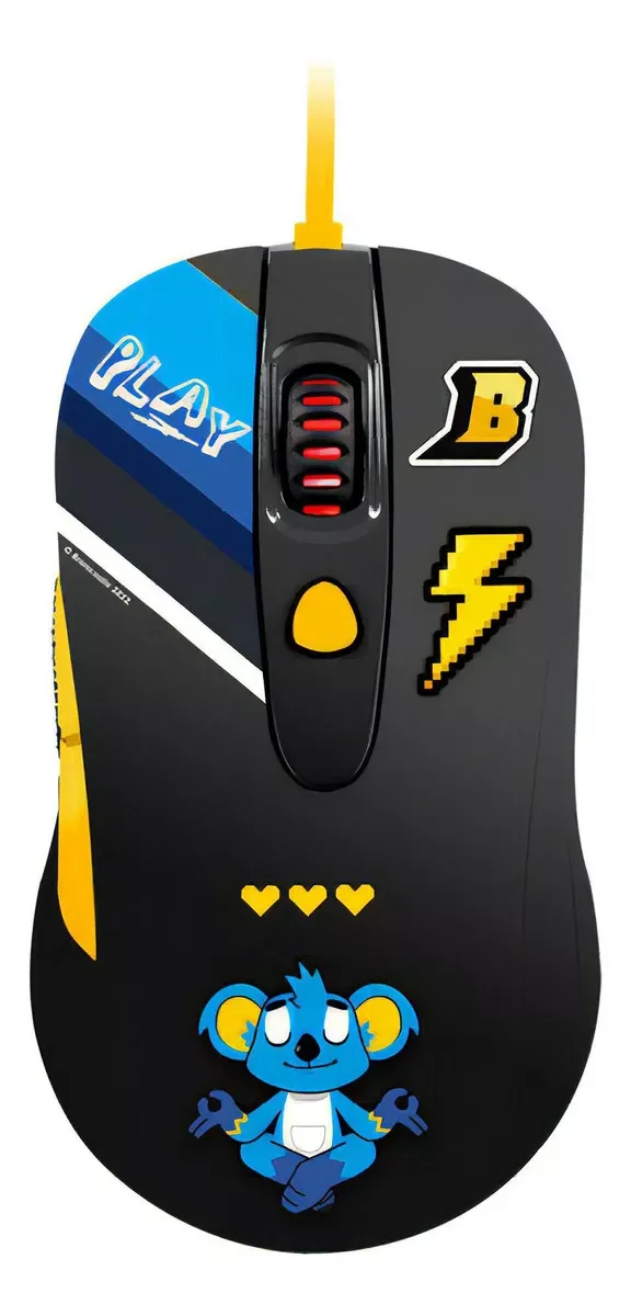 Mouse Gamer com Fio Redragon Cerberus B703 Brancoala Usb 7200 Dpi - 1