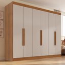 Ver imagem 1 de Guarda-Roupa Casal Malta 6 Portas 2 Gavetas Yescasa