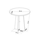Ver imagem 4 de Mesa de Jantar 4 Lugares Criative Mel/Cinza/Grafite - Viero Móveis