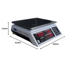 Balança Digital Upx Ea 15 com Bateria, Lacre e Selo Inmetro - 5