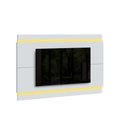 Ver imagem 2 de Painel com Led para Tv até 60 Polegadas Branco Acetinado Ryura Shop Jm
