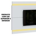 Ver imagem 3 de Painel com Led para Tv até 60 Polegadas Branco Acetinado Ryura Shop Jm