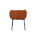 Ver imagem 4 de Kit 2 Cadeiras para Sala de Jantar Estofadas com Base de Aço Joy