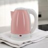 Chaleira Elétrica 1,8l em Inox Rosa 127v 1000w Rápida Fervura - 1