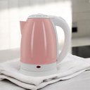Ver imagem 1 de Chaleira Elétrica 1,8l em Inox Rosa 127v 1000w Rápida Fervura